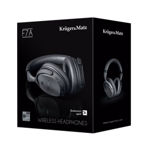Kruger&Matz F7A belaidės ausis gaubiančios ausinės su ANC
