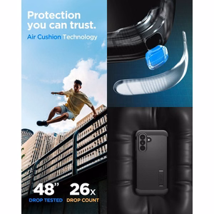 Spigen Tough Armor dėklas Galaxy A37 5G juodas