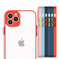 Milky Case silikoninis lankstus permatomas dėklas telefonui Samsung Galaxy A22 4G juodas