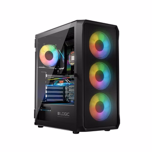 Logic PORTOS ARGB MINIDI USB 3.0 dėklas juodas