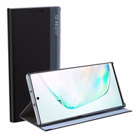 Naujas Sleep Case dėklas telefonui Samsung Galaxy A03s (166.5) juodas, su stovu