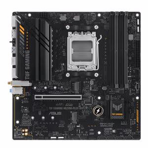 Asus TUF GAMING A620M-PLUS WIFI Processor family AMD Processor socket AM5 DDR5 DIMM Memory slots 4 Supported hard disk drive interfaces SATA, M.2 Number of SATA connectors 4 Chipset AMD A620 Micro-ATX