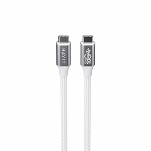 Havit CB6290 - USB Type C į USB Type C laidas, 1 m (baltas/pilkas)