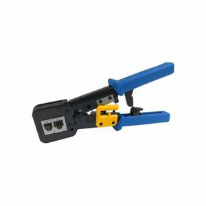 E6241 crimping tool for 6P/8P pass-through telephone plugs