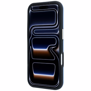 Guess Smooth & Big Strass Logo dėklas iPhone 18 Pro Max / 17 Pro Max – mėlynas