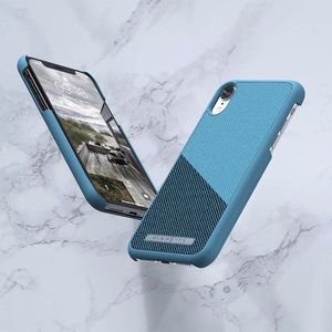 Nordic Elements Saeson Freja dėklas, skirtas iPhone XR, tamsiai melsvai žalias