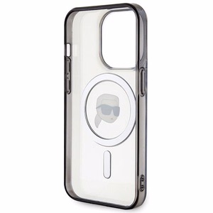 Dėklas telefonui Karl Lagerfeld KLHMP15LHKHNOTK iPhone 15 Pro - permatomas (m)