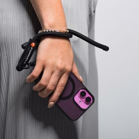 FORCELL F-DESIGN R10X40 riešo telefono virvelė su reguliuojamu ilgiu (maks. 20cm kilpoje) juoda