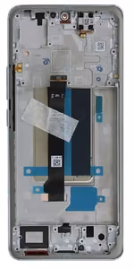 Ekranas Xiaomi Redmi Note 13 Pro+ 5G su lietimui jautriu stikliuku ir rėmeliu Moonlight White originalus (service pack)