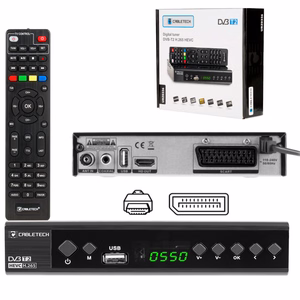 Cabletech URZ0336C – DVB-T2 H.265/HEVC skaitmeninės antžeminės televizijos imtuvas