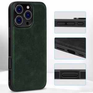 Dėklas X-Level "Earl III Collection" skirtas Apple iPhone 16 Pro Max tamsiai žalias