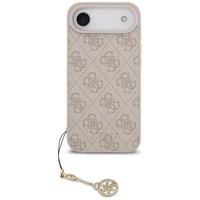 Guess 4G Charms Collection Magnetinis dėklas telefonui iPhone Air - rožinė