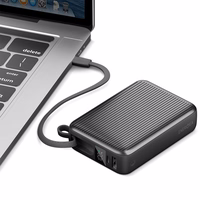 Išorinė baterija Energea Integra Ultra 45 20000mAh Laidas USB-C PD45W pilkas