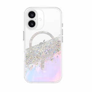 Case-Mate Karat MagSafe dėklas, skirtas iPhone 16, holografinis „Soap Bubble“