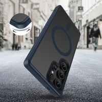 Tech-Protect MagMat Magnetinis dėklas telefonui Samsung Galaxy S25 Ultra - skaidrus mėlynas