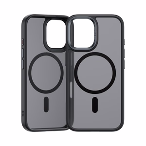 Benks Magnētinis Mist dėklas su metalo rėmu iPhone 16 Pro Max pilkas