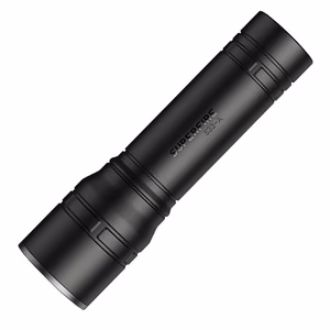 Superfire S33-A žibintuvėlis, USB, juodas, 4 režimai