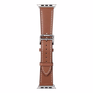 FORCELL F-DESIGN FA20 ekologiškos odos dirželis APPLE laikrodžiui 42 / 44 / 45 / 49 mm rudas