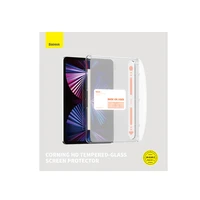 Baseus Crystal tempered glass iPad 10.2'' (2019/2020/2021) / iPad Air 3 10.5'' + montavimo rinkinys - skaidrus