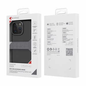 Comma dėklas Joy Elegant iPhone 15 Plus telefonui pilkas