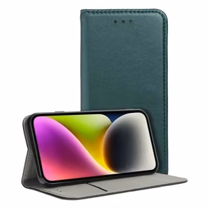 Dėklas "Smart Magnetic" skirtas Samsung N770 Note 10 Lite tamsiai žalias