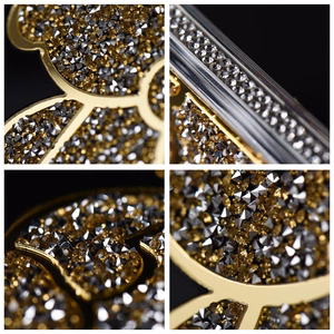 TEDDY BEAR Dėklas telefonui (m) IPHONE 15 - auksinis (m)