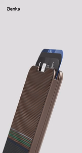 Benks piniginė magnetinė ArmorGo Kevlar stovas Aurora Light
