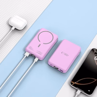 Tech-Protect PB31 MagSafe 10000mAh Išorinė baterija (f) - violetinė