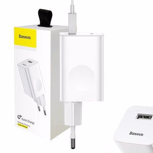Greitasis įkroviklis Baseus Charging Quick Charger USB 3.0 - baltas