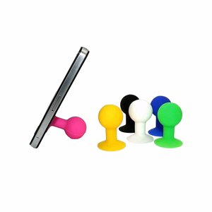 Telefono laikiklis su apvalia galvute - raudonas