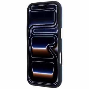 Guess Smooth & Big Strass Logo dėklas iPhone 18 Pro / 17 Pro – mėlynas