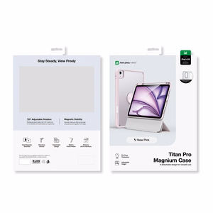 "AmazingThing Titan Pro Mag" dėklas "iPad" 11" 2025 - Rožinis