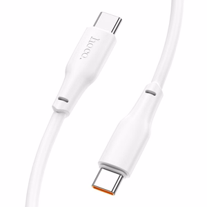 Kabelis USB C į USB C Hoco 3A 100W 1 m X93 baltas