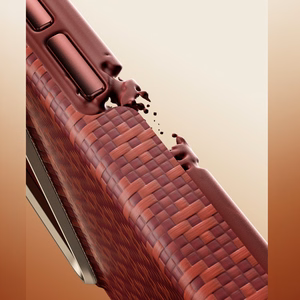 Benks ArmorGrid Edge X9 Air Navigator kevlaro dėklas (C.K.FL.AP.RD.X069) iPhone 18 Pro/17 Pro, raudonas (Sawy Red)