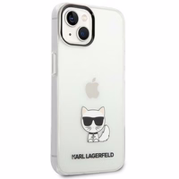 Dėklas telefonui Karl Lagerfeld KLHCP14MCTTR iPhone 14 Plus 6.7\" skaidrus / skaidrus Choupette Body