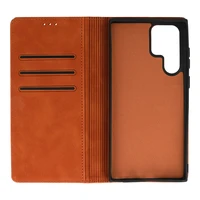 Dėklas telefonui Wonder Prime Samsung Galaxy S22 Ultra rudas