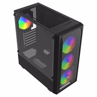 Savio Noctis Flow RGB Kubas Juoda