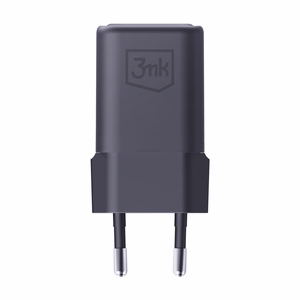 3mk Hyper Charger PD 33W GaN QC4+ PPS AFC FCP SCP 1A1C sieninis įkroviklis - juodas