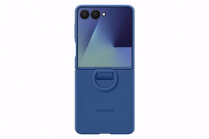 Samsung dėklas su žiedu Samsung Galaxy Z Flip7 - mėlynas