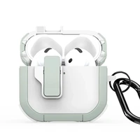 DUX DUCIS PECP - TPU+PC apsauginis dėklas AirPods 4 baltas žalias