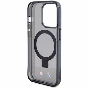 BMW žiedo stovas M kolekcija Magnetinis dėklas telefonui iPhone 15 Pro - juodas