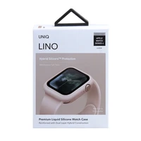 Uniq Lino dėklas Apple Watch 4 / 5 / 6 / SE 44mm - rožinis