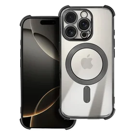 Dėklas ANTISHOCK ELECTRO IPHONE 17 Air suderinamas su MagSafe juodas