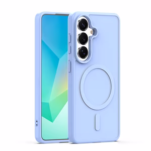 Mag Matt case for Samsung Galaxy S26 Plus light blue big hole