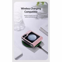 Dėklas Dux Ducis Bril Samsung F741 Z Flip6/F761 Z Flip7 FE rožinis