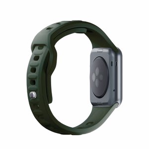 38/40/41/42 mm Dark Green (small) - 3mk Silicone Watch Strap for Apple