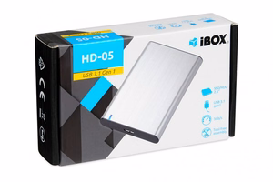 iBox HD-05 HDD/SSD dėklas pilkas 2,5"