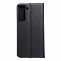 LUNA Knyga Auksinė Samsung S21 FE juoda