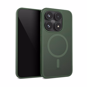 Crong Hybrid Matte Magnetic MagSafe dėklas, skirtas Xiaomi 17, žalias