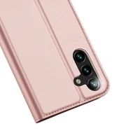 DUX DUCIS piniginės dėklas SKIN PRO SAMSUNG A14 4G / 5G rožinis